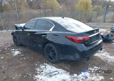 2018 Infiniti Q50 3.0T Luxe from USA, damaged, VIN JN1EV7AR8JM438176